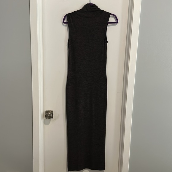 French connection grey mock turtleneck dress - Picture 4 of 5